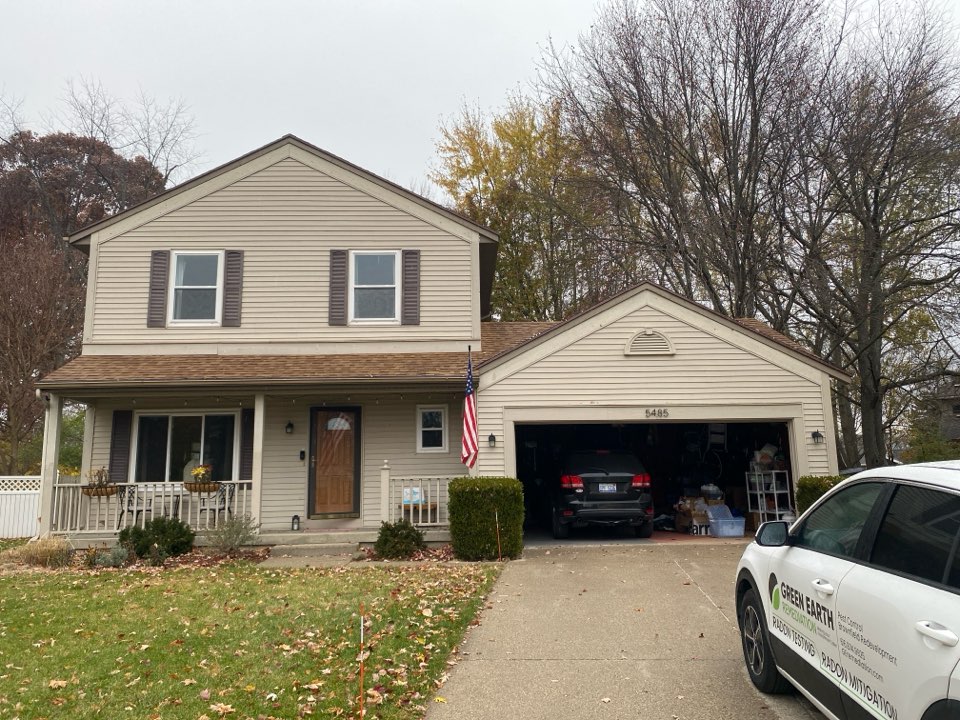 After buying an at home radon monitor this homeowner found that the radon levels in their house are elevated. Later this month a radon mitigation system will be installed to lower the radon levels 