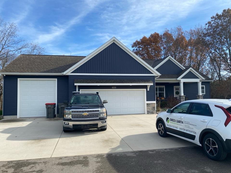 A radon test is being conducted at this location. Later this week the results will be known 