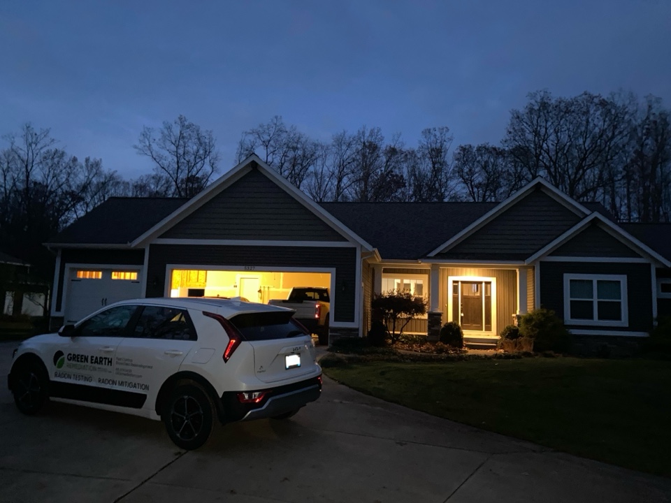 The sales inspection for this house revealed elevated levels of radon gas. A radon mitigation system will be installed be the closing for the next owner 