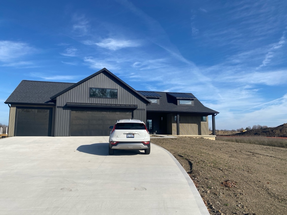 This new construction home has elevated levels of radon. The builder is having a radon mitigation system installed before the owners move in 