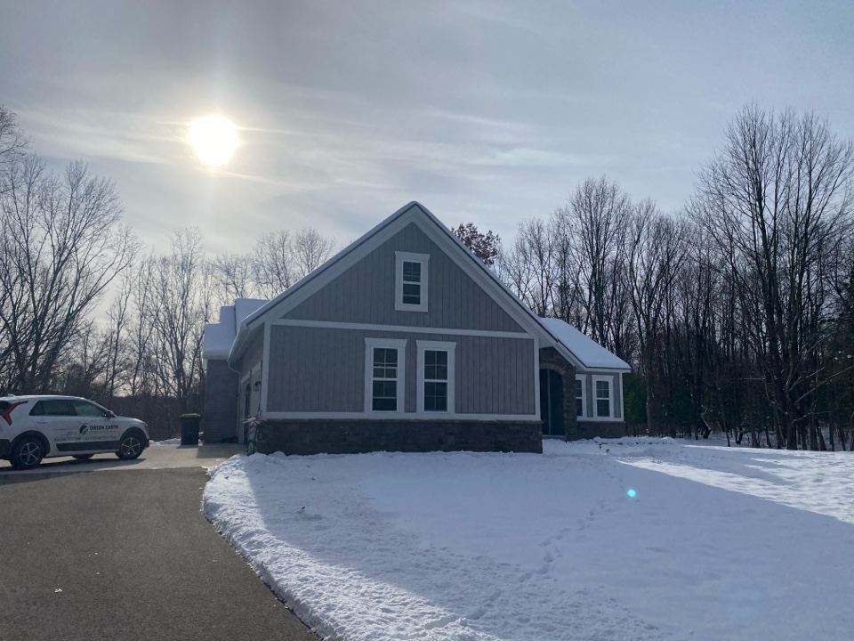 After finding out that their house has extremely elevated levels of radon gas this homeowner wanted an estimate for a radon mitigation system to be installed. Later this month the mitigation system will be installed 