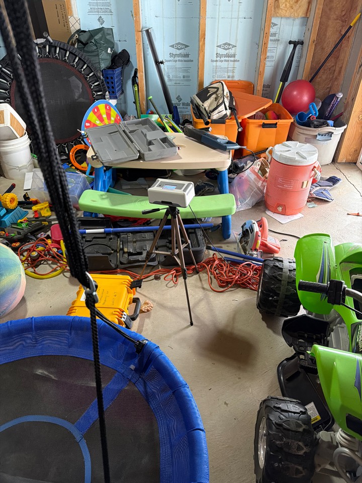 Radon test in a home with a system installed by others. Failed at 6.4