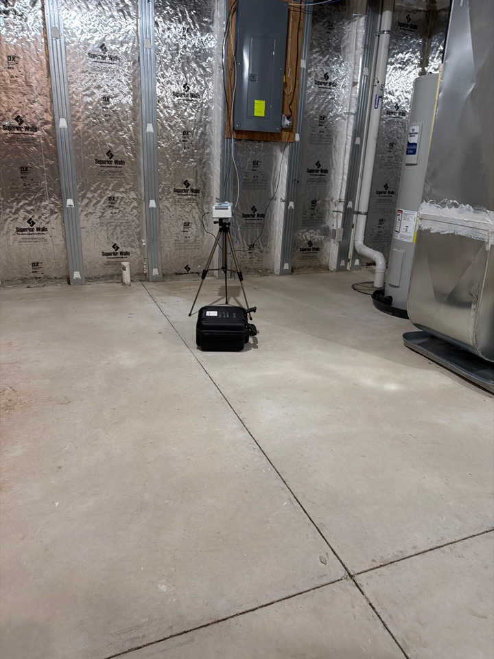 Radon Post Report Passed at .3 which is excellent 