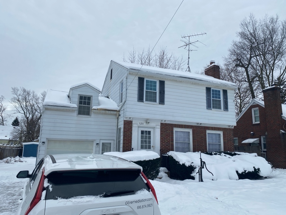 The radon levels at this house are elevated and a radon mitigation system has to be installed before the sales process can proceed. Later this month a mitigation system will be installed 