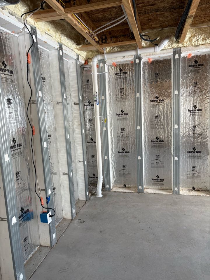 Just completed a job installing a radon mitigation system for a new home in Caledonia. 