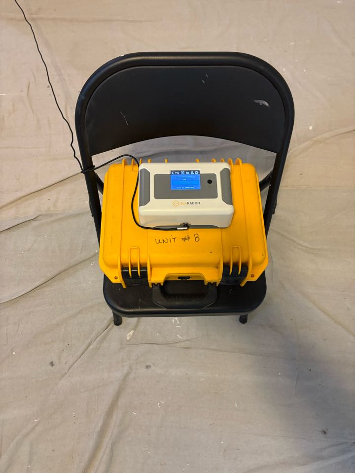 Just set a radon test for a house located here in Ludington, Michigan.