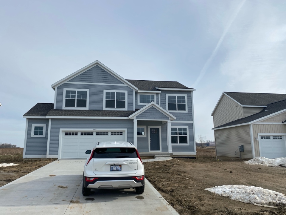 This new construction house has elevated levels of radon. A mitigation system will be installed by the builder to lower the radon levels for the new owner 