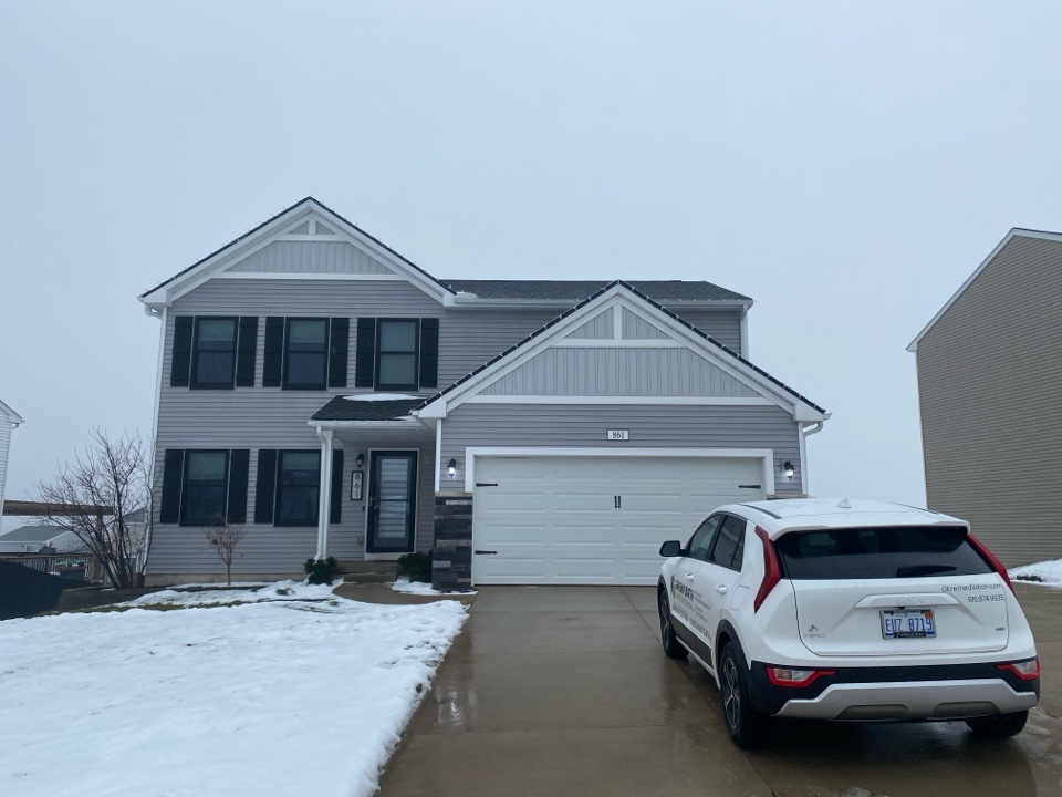 Excellent post radon mitigation test results at this house 