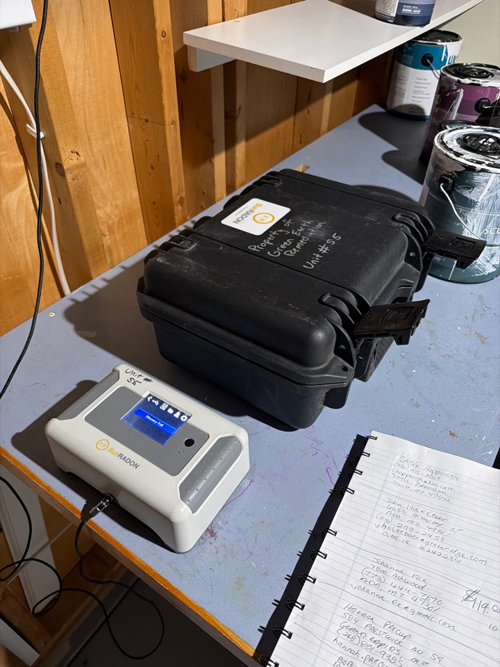 Radon Post Ted passed at a .9 which is a very safe and acceptable average 