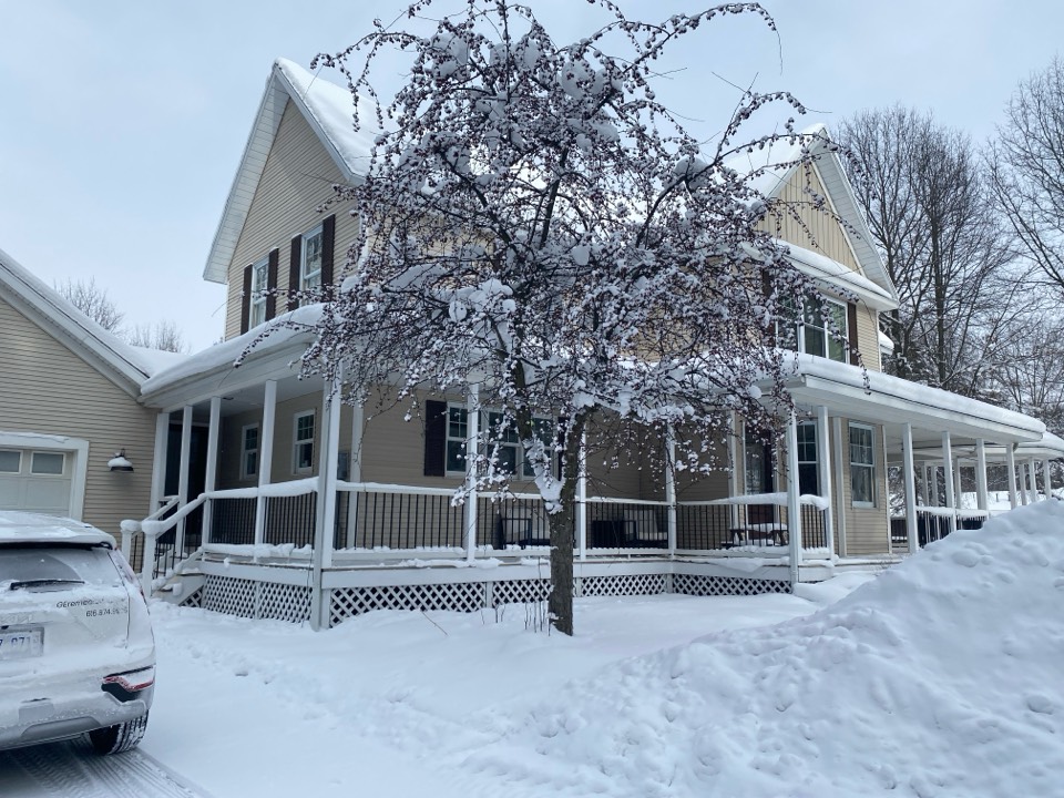 Slightly elevated levels of radon gas was found at this house. An estimate was given for a radon mitigation system to be installed 