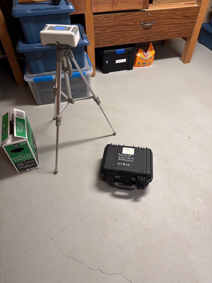 Setting radon test in holland