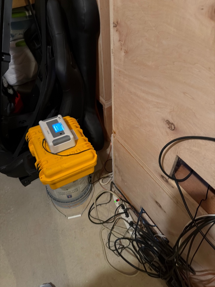 Radon post test .3 which is excellent 