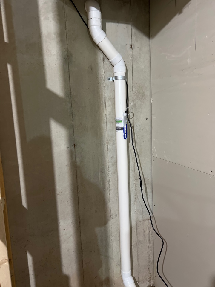 This here is a one of a kind radon system installation for a one of a kind customer, we do love doing great work