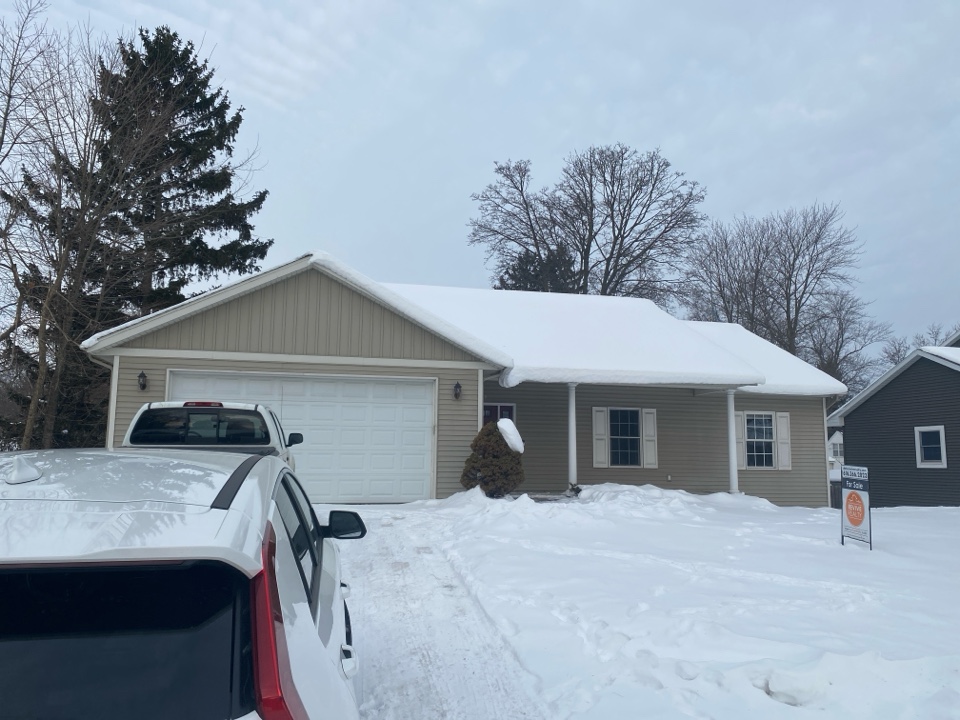 A radon test is being performed at this location for a real estate transaction 