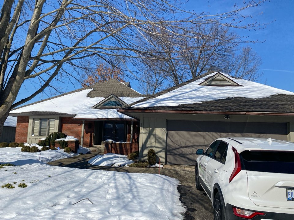 An inspection of an existing radon system was done at this condominium 