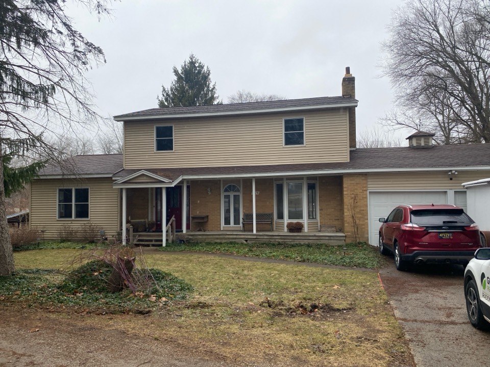 Before moving into their house this new homeowner is going to have a radon mitigation system installed 