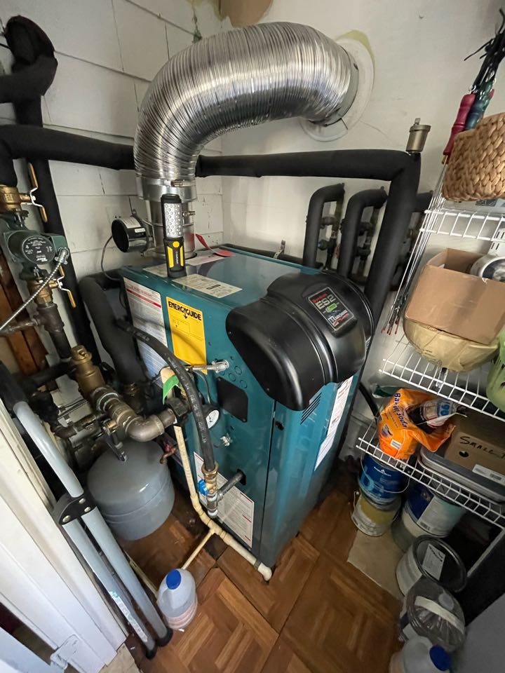 Gas boiler service