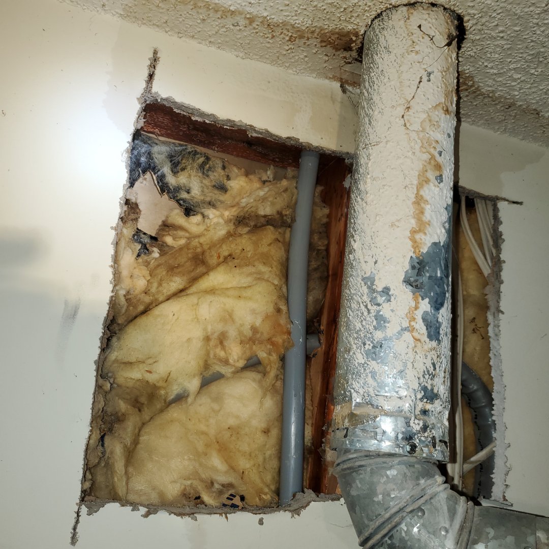 Leak near water heater