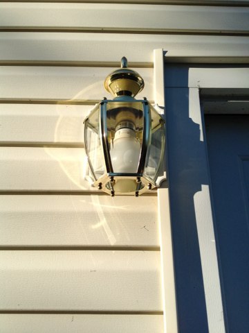 Customer called to have a certified electrician from Benjamin Franklin Electric come to his house. He wanted some outside motions lights that need to be installed. 