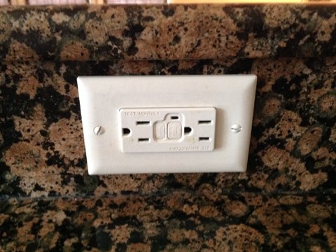 Customer called for a certified electrician from Benjamin Franklin Electric because he had an electrical repair he needed to get fix. He had lost power in the garage,bathroom garage and basement. After we did an inspection we notice the ground fault interrupter was bad. We replaced it with a new 15 amp Leviton ground fault outlet and now all the outlets work