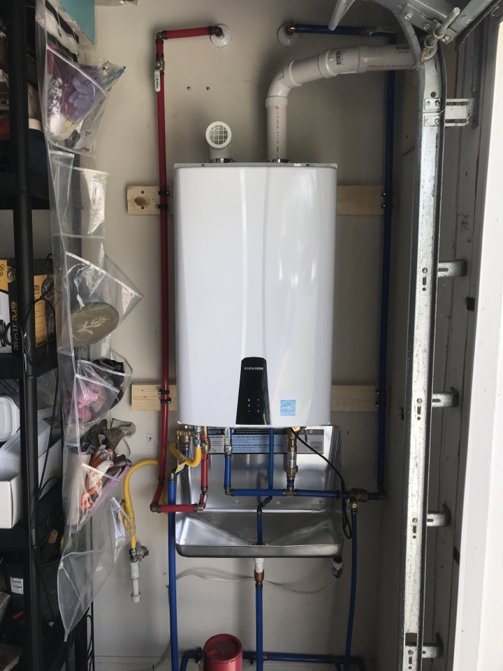 Navien water heater installation 
