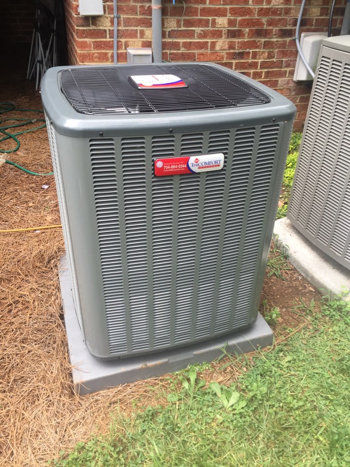 Another high efficiency GSM TruComfort heat pump installation.