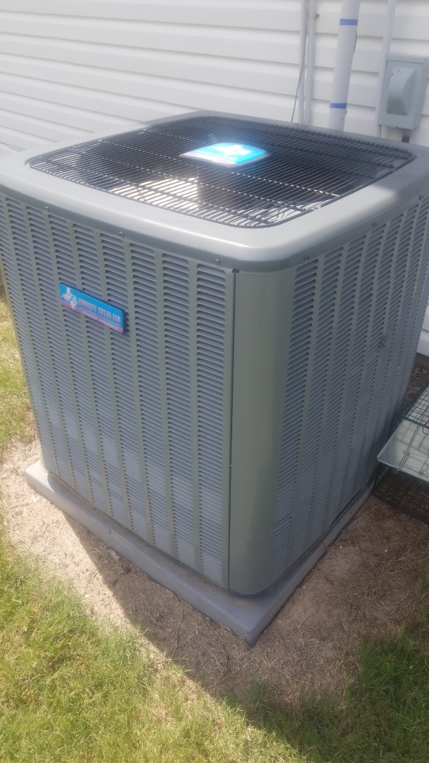 Performed a cooling tune up on an Amana 3 ton heat pump 