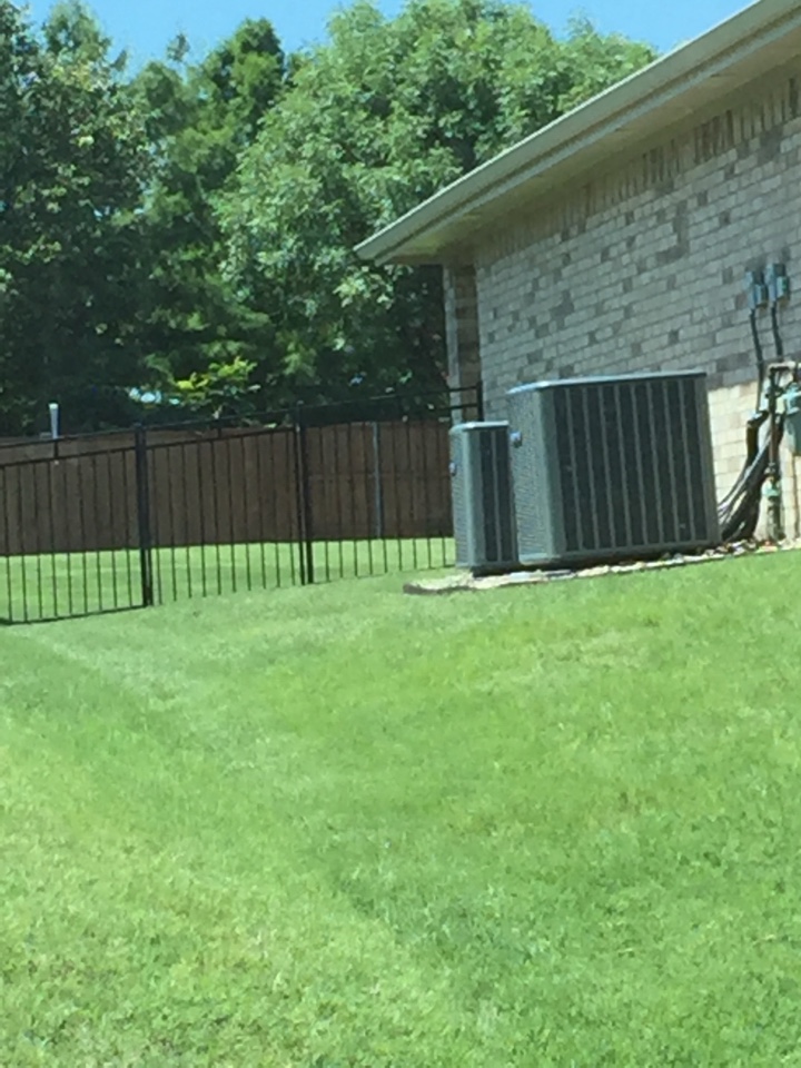 2 System AC maintenance. Upon arrival water dripping out of emergency drain. Also found some parts that needed to be changed out under warranty. Washing outside systems and rust proofing them. Replaced surge protector on one of the systems. Systems operating as should at this time. 