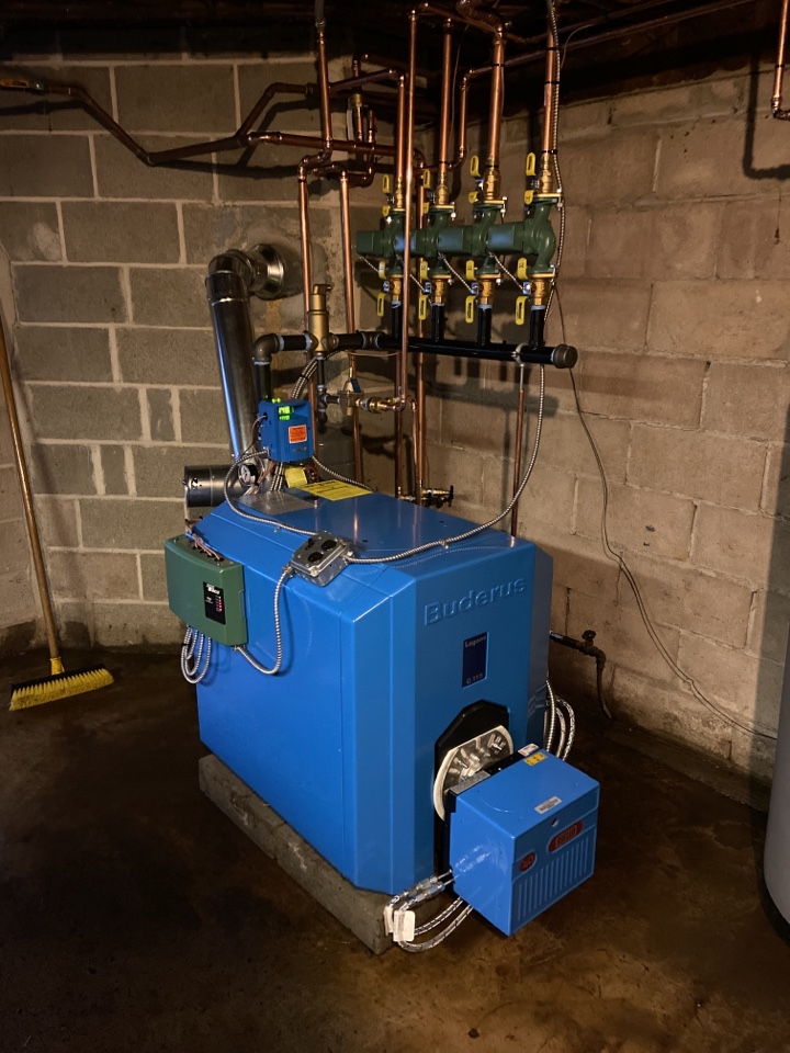 Buderus Boiler Heating System Upgrade In Madison, CT Wilcox Energy