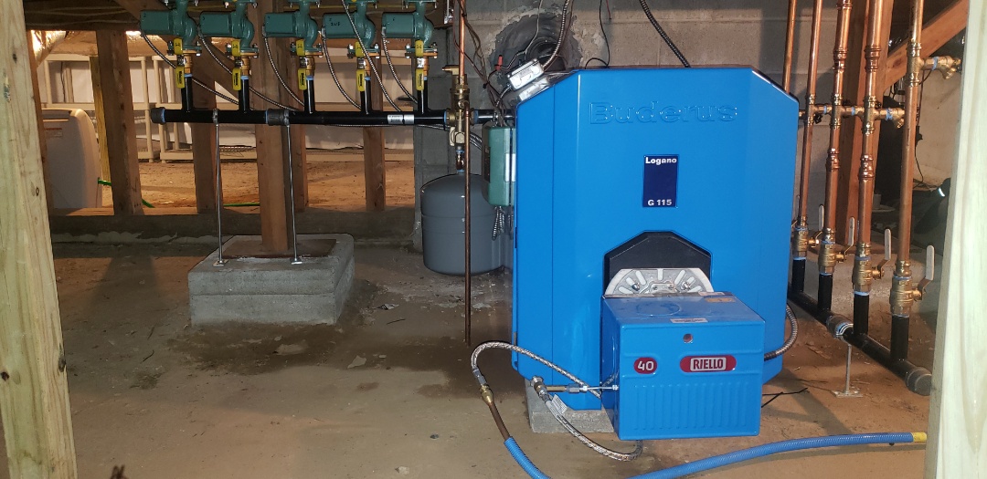 Buderus Water Boiler Upgrade Madison CT Wilcox Energy