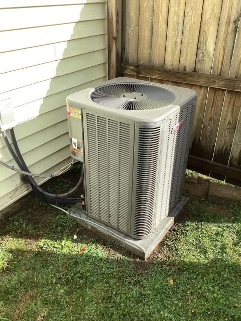 Hvac maintenance. Ac Maintenance, Checked capacitor, checked refrigerant levels, checked temperature splits in home. Running great!