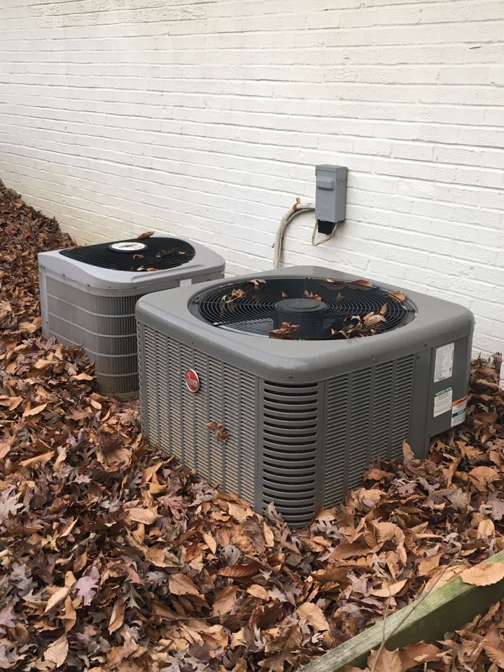 Heat pump Unit serviced in Annandale Va. 