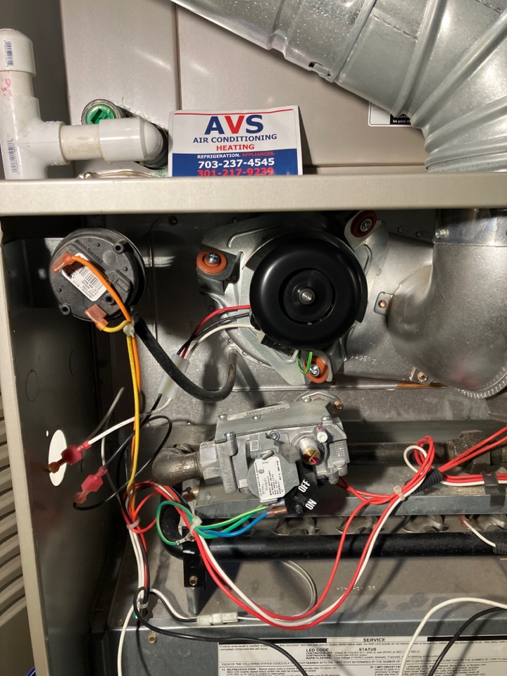 Carrier Inducer Draft motor replaced in 11 years old furnace 