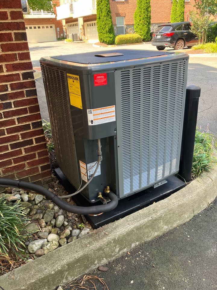 New AC replacement in Fairfax. Va. 