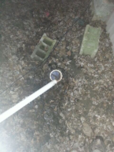 cable open main sewer drain from outside clean out