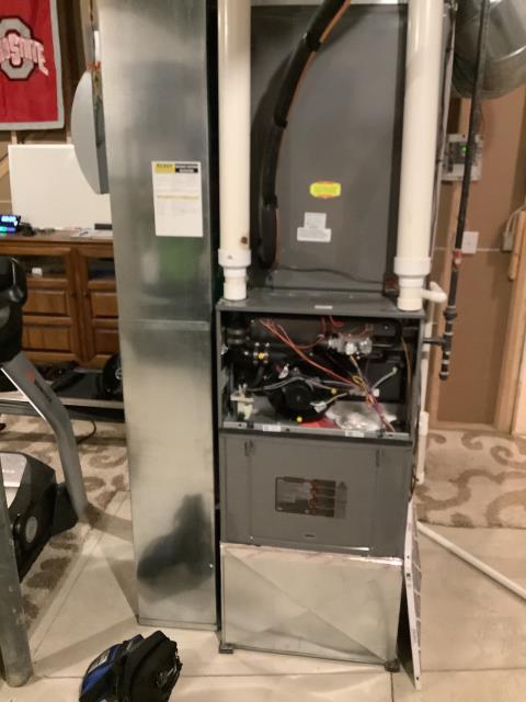 Blacklick, OH - I found the system is lacking air flow and provided the customer with some options of what they could do as well as changes we could make to the system. I also provided a quote for an I wave air purifier after the customer asked for one. System is operational upon departure. Blacklick, OH - I found the system is lacking air flow and provided the customer with some options of what they could do as well as changes we could make to the system. I also provided a quote for an I wave air purifier after the customer asked for one. System is operational upon departure.