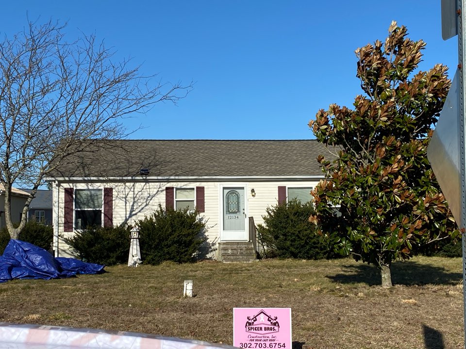 Seaford, DE - We replaced this roof with new Timberline HD shingles weather wood in color. We also replaced plywood as well that was needed. Seaford, DE - We replaced this roof with new Timberline HD shingles weather wood in color. We also replaced plywood as well that was needed.