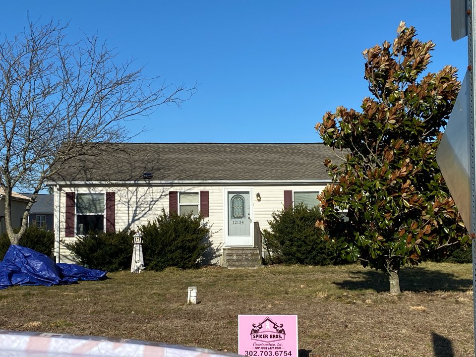 We replaced this roof with new Timberline HD shingles weather wood in color. We also replaced plywood as well that was needed. 