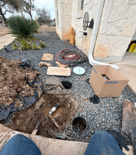 Leak detection then mainline repair