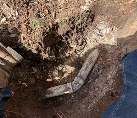 Sewer line replacement on mainline