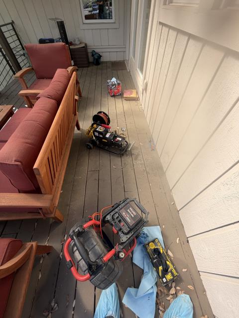 Austin, TX - Hydro Jet drains from outside of home