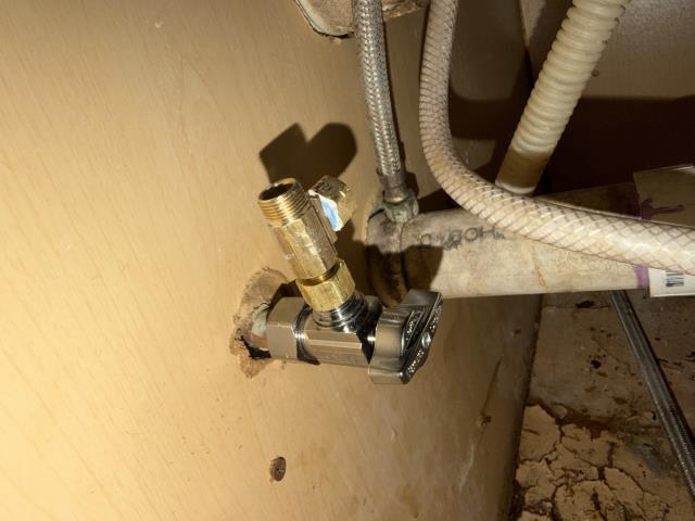 Austin, TX - Multiple angle stops install on lav faucets