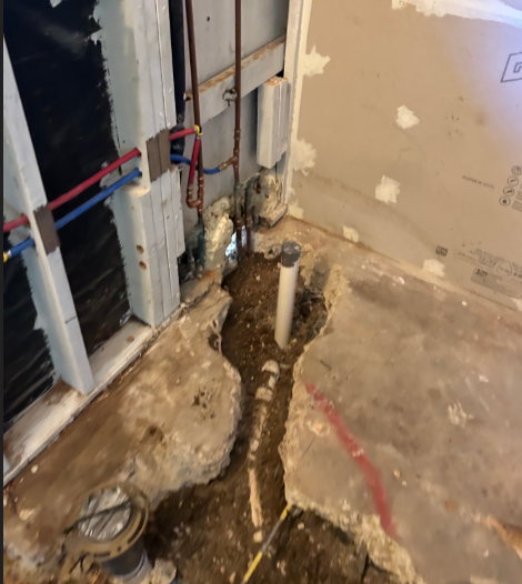 Austin, TX - Shower rough in plus drain work