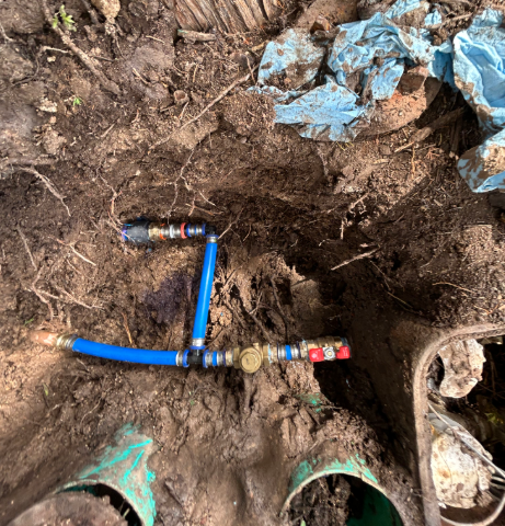 3/4 waterline repair