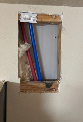 Hutto, TX - Repair the previous leak we found