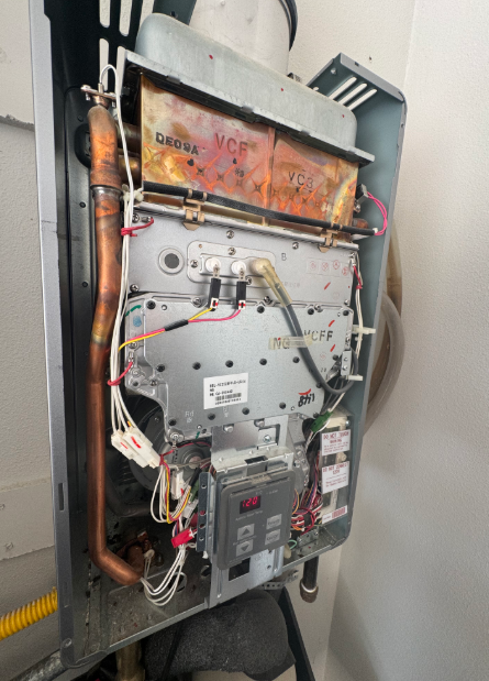Flush tankless style water heater
