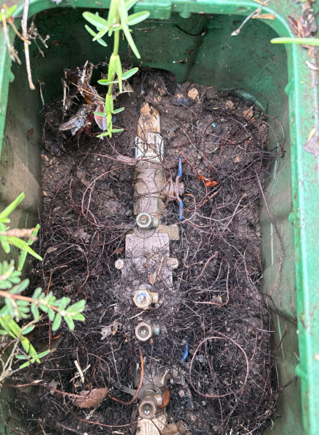 Double check backflow valve