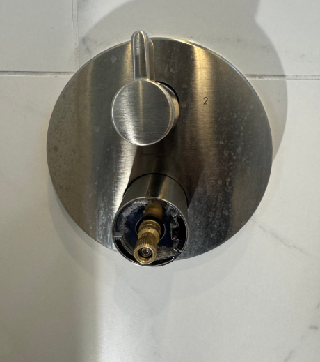 Change out shower cartridge