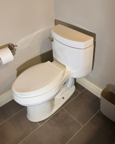 Pull and reset toilet 