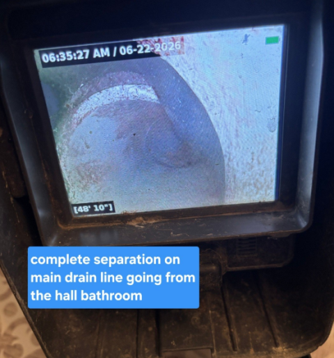 Static sewer test